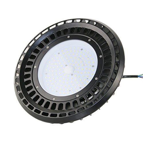VBLED® 100W LED Hallenleuchte Pendelleuchte UFO - 120lm pro Watt - Industrie-Strahler als HQL Ersatz, IP65 Schutzklasse, Pendelleuchte