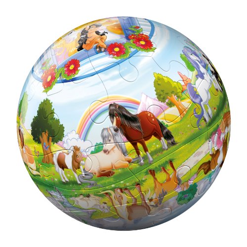 Ravensburger 11444 - Zauberhafte Pferde - 24 Teile puzzleball®