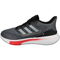 adidas Herren EQ21 Run Sneaker, Grey six/Halo Silver/Vivid red, 46 EU