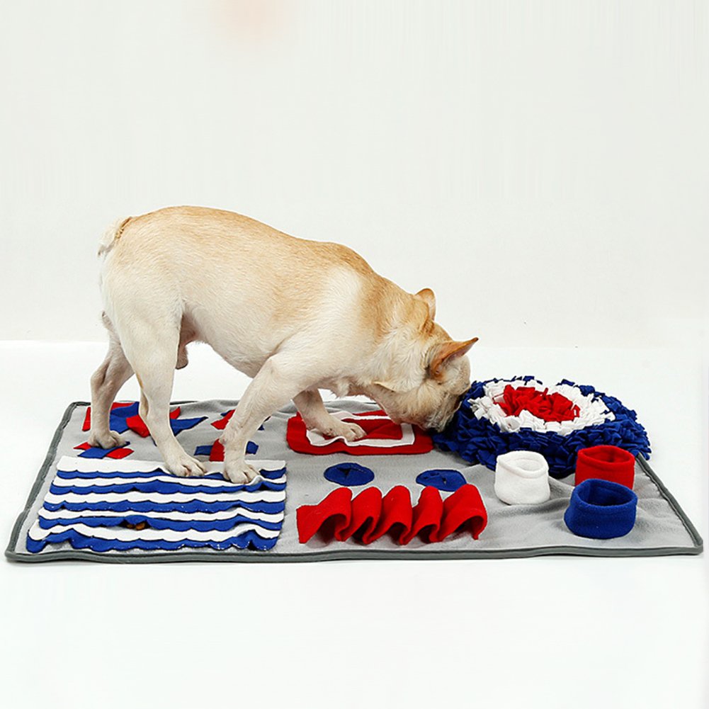Gorgebuy Schnüffelteppich - Schnüffelteppich für Hunde, Interaktives Spielzeug Haustier Hunde Katzen,50 * 75cm