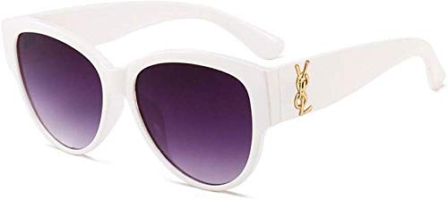 NIUASH Sonnenbrille polarisiert Trendy Tinted Color Vintage Shaped Sonnenbrille Eye Wear Frame Sonnenbrille Frauen Uv400-Wdoublegray