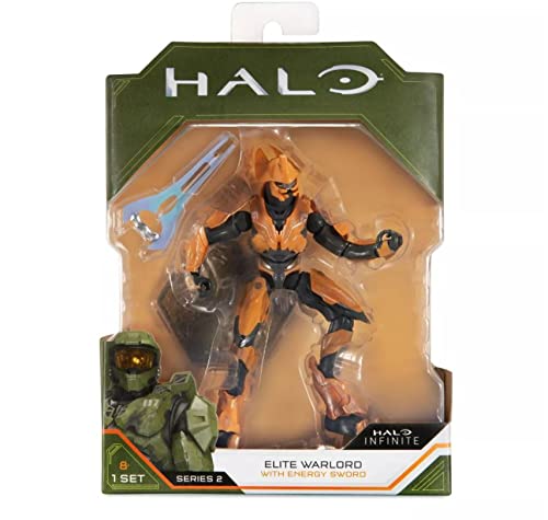 Halo Infinite World of Halo 10,2 cm Figuren Serie 1 2 3 4 Kollektion (wählen Sie Figur) (Elite Warlord)