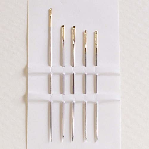 Cohana 45-270 Needles, Silver, Gold, One Size, 5 Count