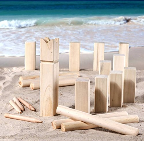 Haushalt International Strand Kubb Wikinger Spiel Wurfspiel ASU Holz