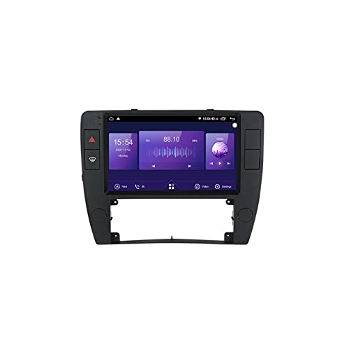 Radio-Navigation für Passat B5 2000–2005, Plug-and-Play-Autoradio, Bluetooth-FM-Radio, integriertes Bluetooth 4.0 und WLAN-Hotspot, GPS-Navigation/CarPlay mit Rückfahrkamera (Farbe: