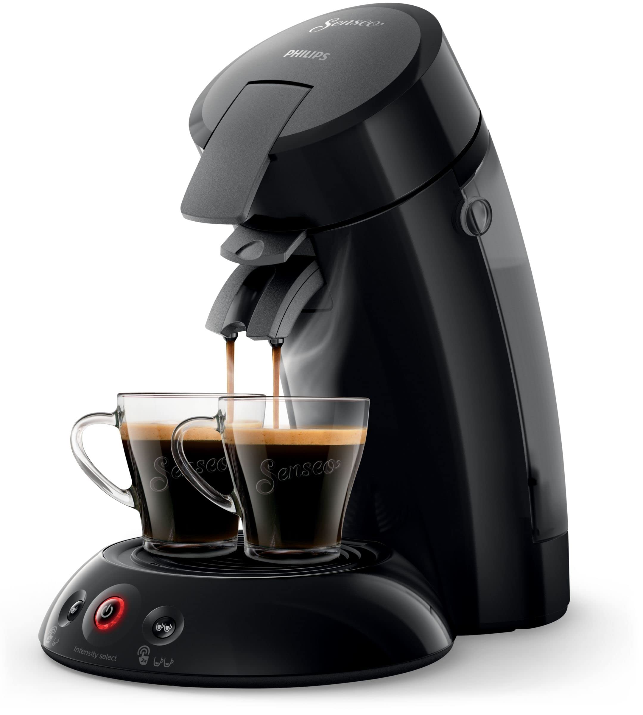 Philips HD6553/67 Senseo Kaffeepadmaschine (mit Kaffee Boost und Crema Plus Technologie), Schwarz