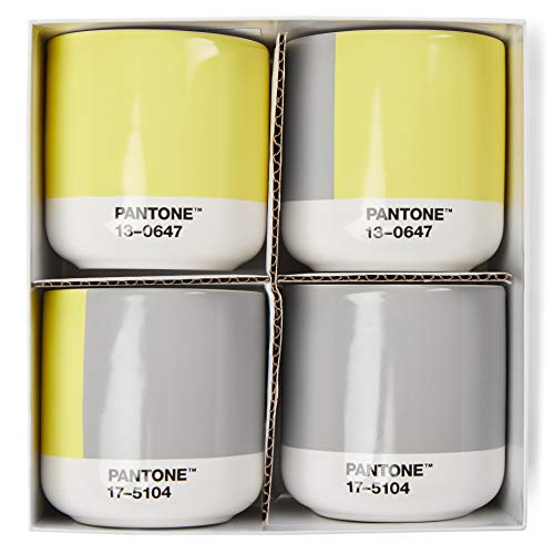Copenhagen Design Pantone Thermo Cup Mix Set of 4 (in giftbox) (COY21), One Size