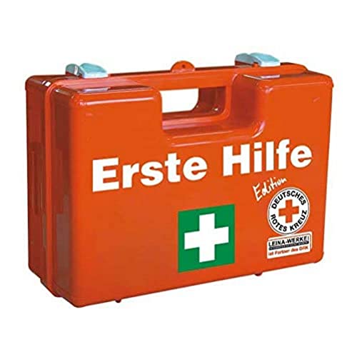 LEINAWERKE 82099 Erste Hilfe-Koffer QUICK ohne Inhalt orange - grün/weiß/schwarz, 1 Stk.