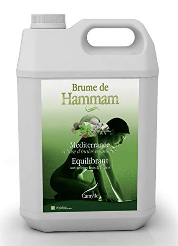 Camylle - Brume de Hammam - Emulsion von Ätherischen Ölen für Dampfbad - Méditerranée - Ausbalancierend - 5000ml
