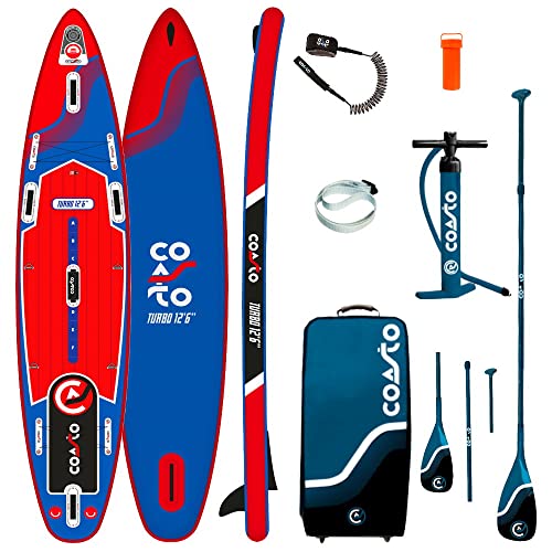 COASTO Turbo 12.6 SUP Board Stand Up Paddle Surf-Board Race Touring ISUP SUP 381x76cm