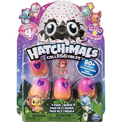 Hatchimals CollEGGtibles 4 Pack + Bonus S4