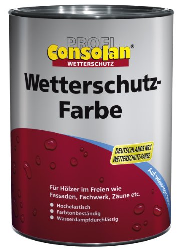 Consolan Profi Wetterschutzfarbe RM 207 blaugrau 2,5 Liter