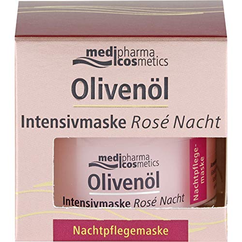 medipharma cosmetics Olivenöl Intensivmaske Rosé Nacht, 50 ml Creme