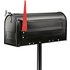BURG WÄCHTER US-Mailbox »891«, 17 x 22 x 48 cm, Stahl, schwarz