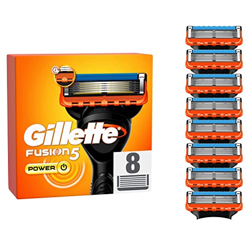 Gillette Fusion5 Power Rasierklingen für Männer, 8 Ersatzklingen