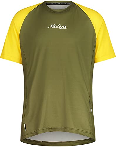 Maloja Herren Dentrom Multi T-Shirt, Moss, Mehrfarbig, XL
