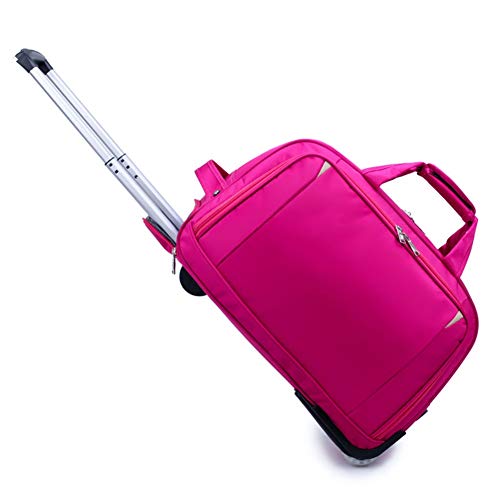 WolFum ZHANGQIANG Koffer, Reise-Trolley, 2 Räder, Laptop, Business-Tasche, Kabinen-Handgepäck, Koffer (Farbe: Lila, Größe: Klein) Doppelter Komfort