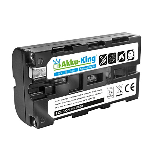 Akku-King Akku kompatibel mit Sender Futaba LT2F2200, Robbe 4553 - Li-Ion 2600 mAh - für Futaba T 12Z und T 14MZ