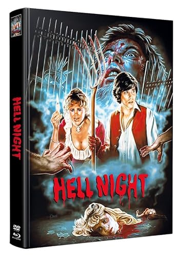 Hell Night - Mediabook - Wattiert - Limited Edition auf 222 Stück - Uncut (Blu-ray+Bonus-DVD)