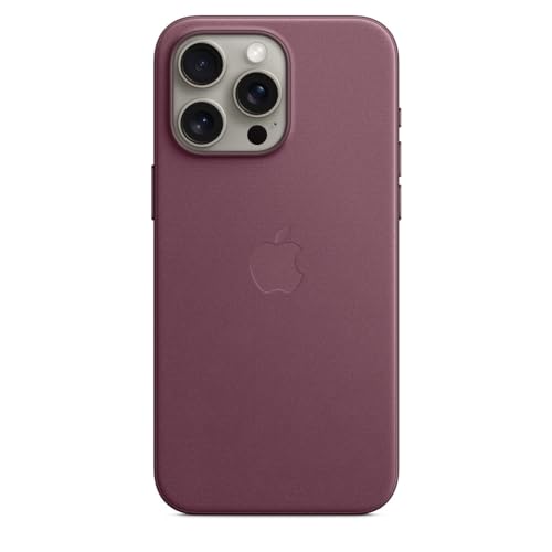 Apple iPhone 15 Pro Max Feingewebe Case mit MagSafe – Mulberry ​​​​​​​