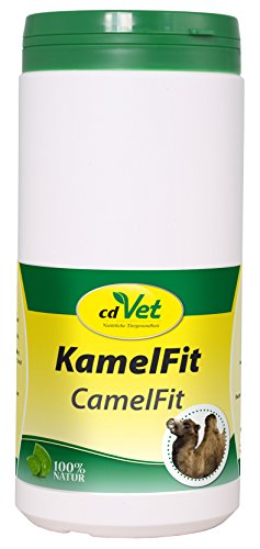 cdVet Naturprodukte privet KamelFit 750 g - Kamel - Ergänzungsfuttermittel - Aufbautraining - schnelle Regeneration + Muskelaufbau - Sport - lockere + leistungsfähige Muskulatur - Vitaminversorger -