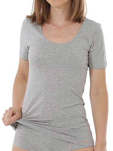comazo Damen Shirt 1/4 Arm, 10300276401, 40, grau-Melange