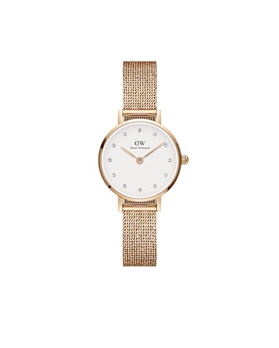 Daniel Wellington Petite Uhr 24mm Double Plated Stainless Steel (316L) and Crystals Rose Gold