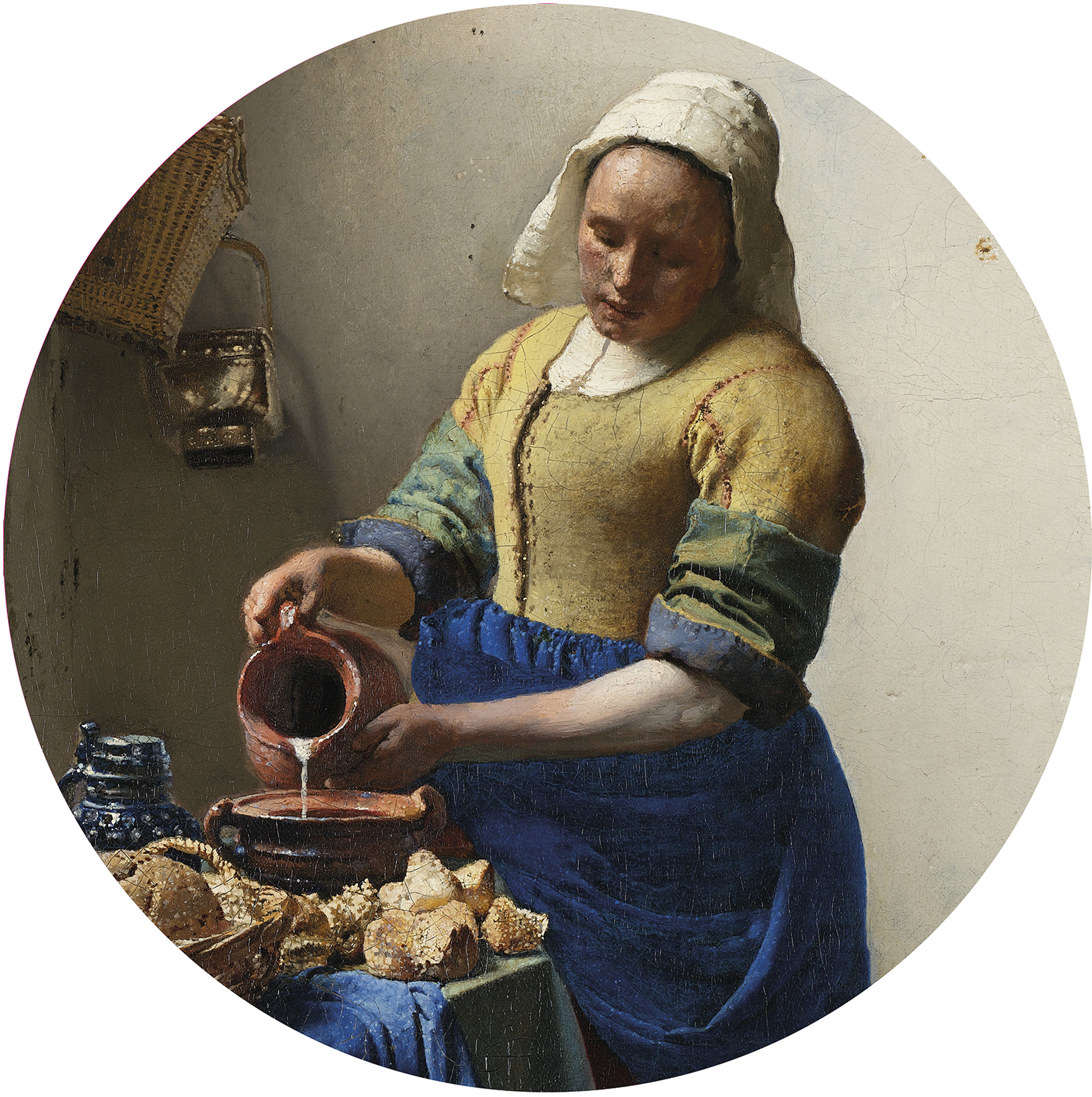 Art for the home Wandtattoo "Milchmädchen Vermeer", (1 St.)