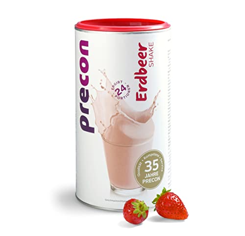 Precon BCM Diät Shake zum Abnehmen – Erdbeere – 24 Portionen (480 g) – Mahlzeitenersatz für eine gewichtskontrollierende Ernährung