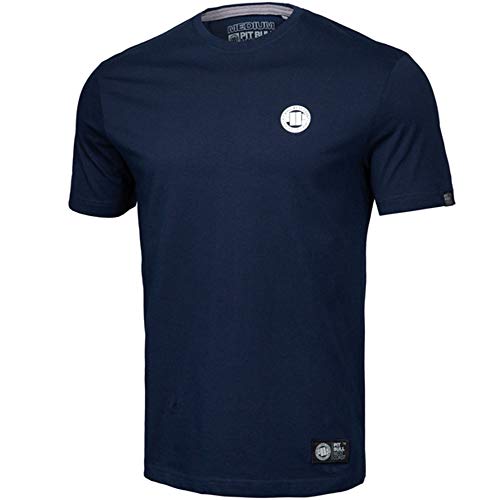 Pit Bull West Coast T-Shirt, Small Logo, Dark-Navy Größe L