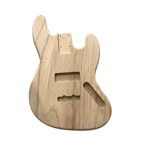 Eighosee Unlackierter E-Gitarrenkörper aus Holz für Style-E-Gitarren DIY-Teile