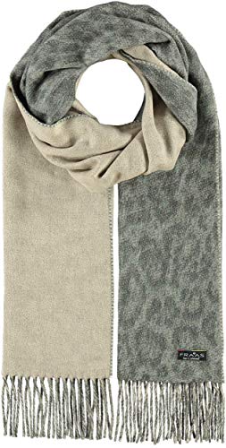 FRAAS Cashmink®-Schal im Animal-Style - Made in Germany für Damen Hellgrau
