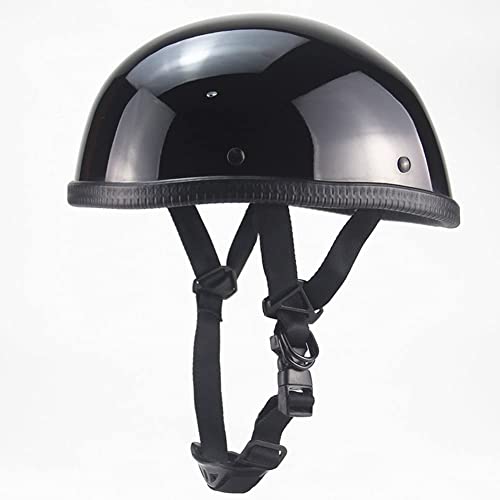 STTTBD Unisex Moto Helmets · Brain-Cap · Halbschale Jet-Helm DOT/ECE-zugelassener,Halbschale Motorradhelm Moped Scooter Retro Offenes Jet Helm Retro Halbhelm Herren Damen B,Medium