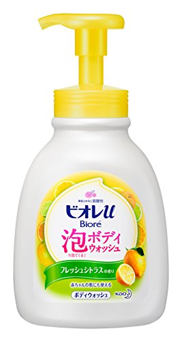 Biore U Bubble Body Wash 600ml - Fresh Citrus Scent
