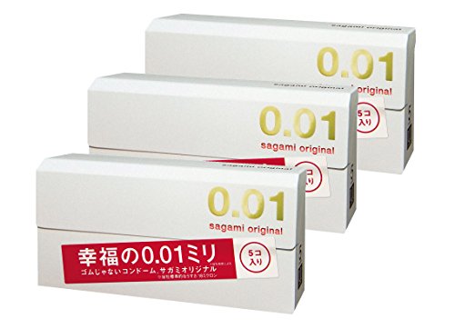 Sagami Original 001 Condom 5pc Set of 3 by Sagami