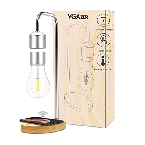 VGAzer Magnetic Frei schwebende drahtlose LED Glühbirne für Schreibtischlampe, Zimmer oder Büro Dekor, einzigartige Geschenke