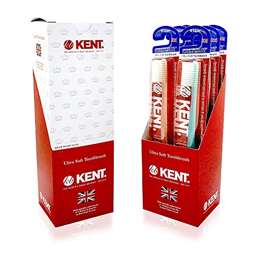 Kent Classic – (2 Set) sanfte Wirkung, ultraweich, umweltfreundlich, BPA-frei, für empfindliche Zähne, Zahnfleisch, für Erwachsene und Jugendliche – 12 Stück (2 Set)