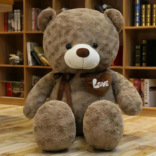 Teddybär Plüschtier Niedlicher Riesenbär Riesen Plüsch Tier Puppe Spielzeug Geburtstagsgeschenk für Freundin Liebhaber 100cm 2