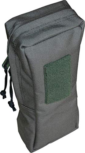 Zentauron Universal MOLLE-Seitentasche 3 Liter für BW-Rucksack und Army-Rucksack I Farbe Steingrau Oliv