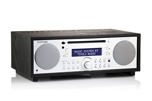 Tivoli Audio Music System BT All-in-one MW / UKW Kompaktanlage mit Drahtlose Bluetooth-Technologie (Schwarze Esche / Silber)