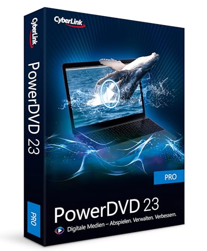 CyberLink PowerDVD 23 Pro | Universelle Medienwiedergabe und -verwaltung | Lebenslange Lizenz | BOX | Windows 10/11 [Box]