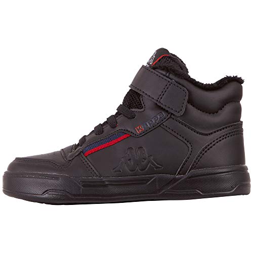 Kappa Unisex Kinder Mangan II Ice Kids Sneaker, 1120 Black/red,34 EU