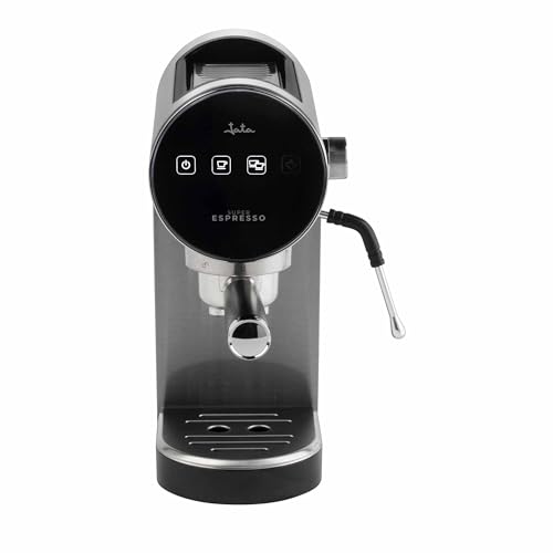 Jata JECA2300 Espressomaschine, manuell, 1360 W, Druck 20 bar, Filterarm mit doppeltem Ausgang, Espresso, Verdampfer, Heizung, herausnehmbarer Behälter 0,9 l