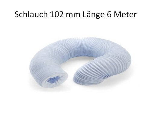 Wäschetrockner-Abluftschlauch, 6 m