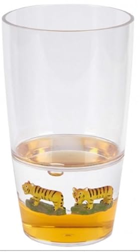Ravensden Tiger Aqua Trinkglas, 12 cm