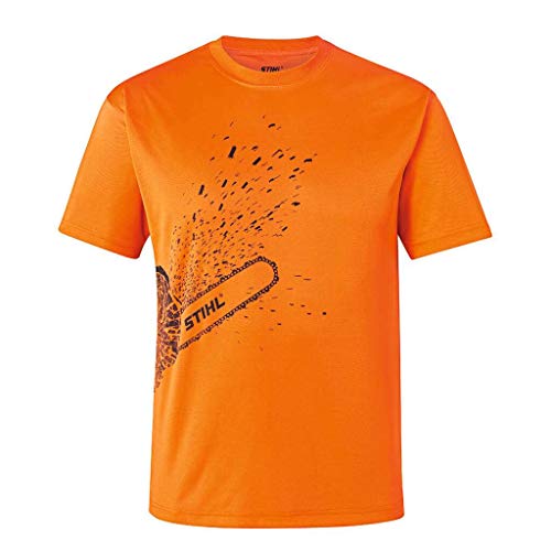 Stihl Herren T-Shirt Dynamic MG COOL, Warnorange, XL