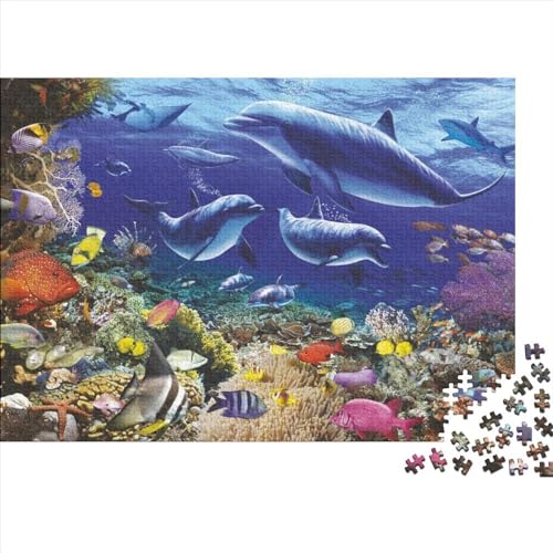 Tropisch-Fish Puzzle 1000 Teile Erwachsener, Ocean World Puzzle 1000 Teile, Bwechslungsreiche Puzzle Erwachsene, Premium Quality, Familien-Puzzlespiel 1000pcs (75x50cm)