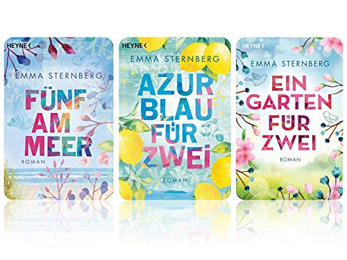 Emma Sternberg | 3er Set als Taschenbuch | Fünf am Meer + Azurblau für zwei + Ein Garten für zwei