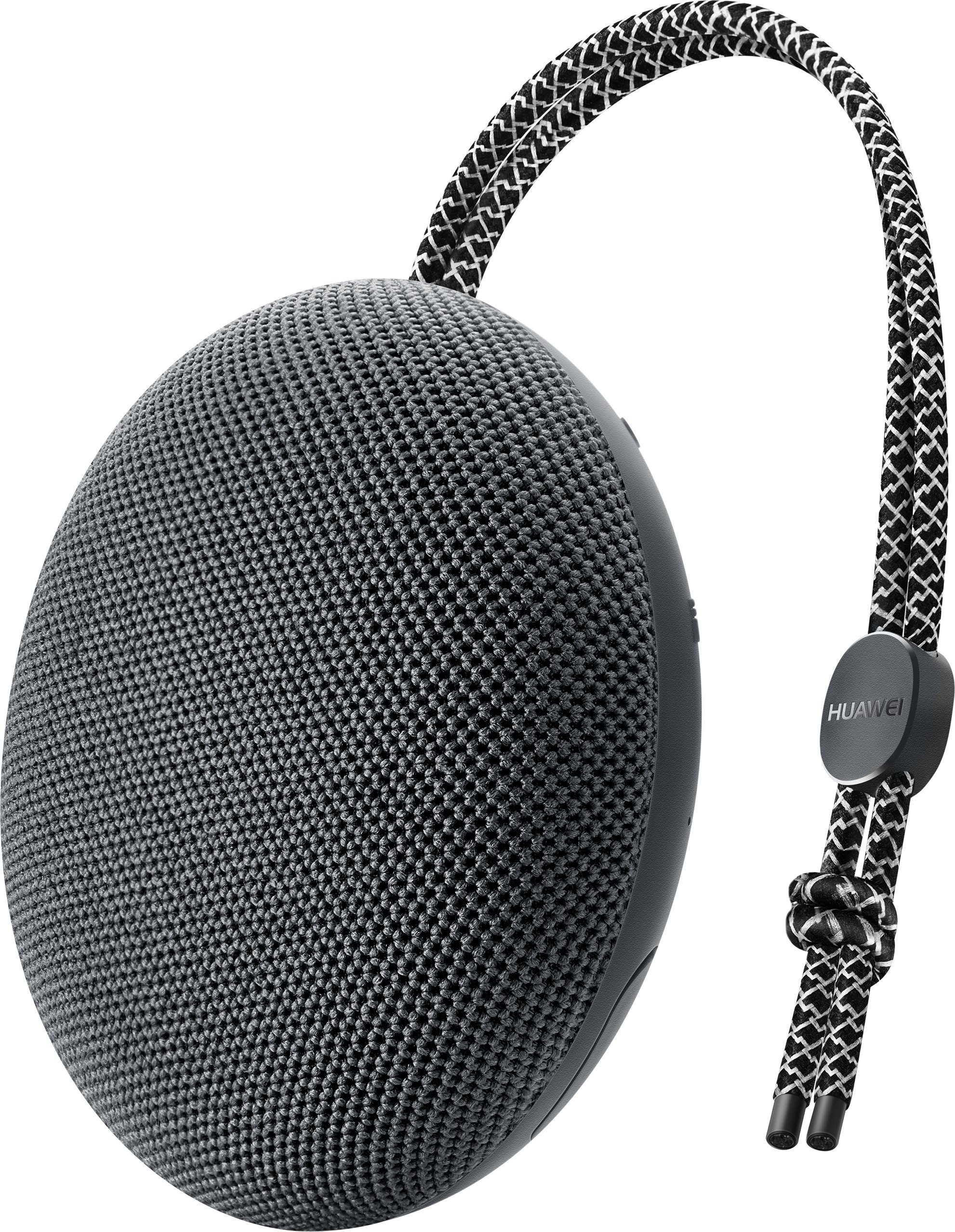 Huawei 55030166 SoundStone wasser und staubgeschützter Bluetooth Lautsprecher "CM51" Grau