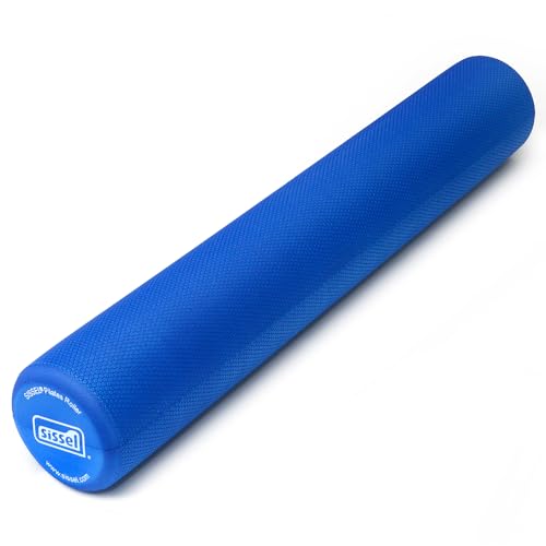 Pilatesrolle SISSEL Pilates Roller Pro 100cm Massagerolle Roller Foam blau